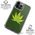 Marijuana Leaf Light Green iPhone 16 Pro Clear Case